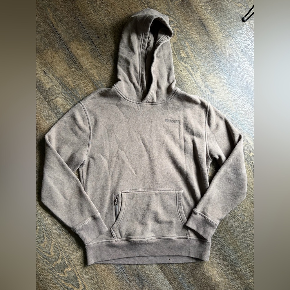 Hollister Taupe (Light Brown) Hoodie, Men’s Small